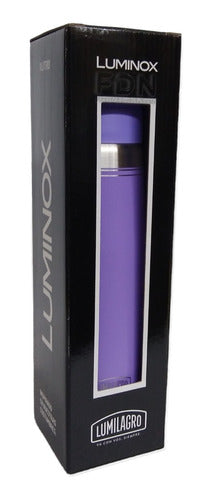 Lumilagro Termo Inox. Violet + Mate + Bombilla 340 - Fdn 6