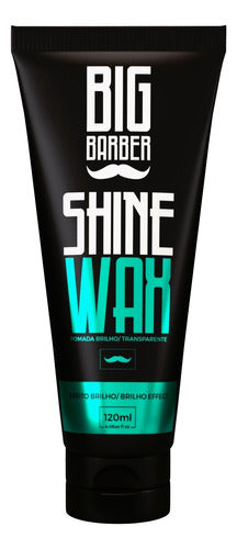 Cera Capilar Shine Wax Big Barber 120g Incolor Atacado 12 Un 1