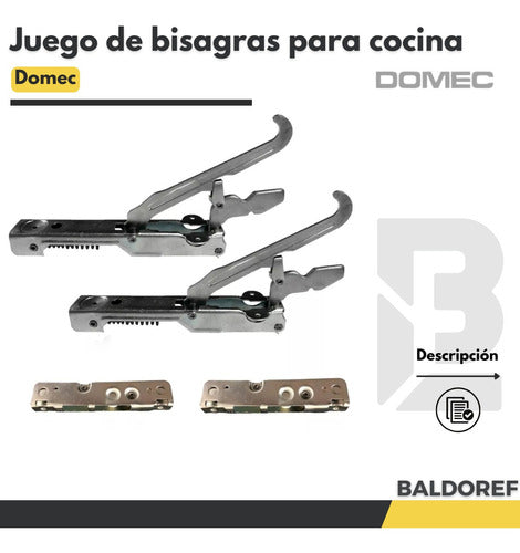 Bisagras Para Cocina Y Horno Domec Juego 2 Bisagras 2 Cajas 1