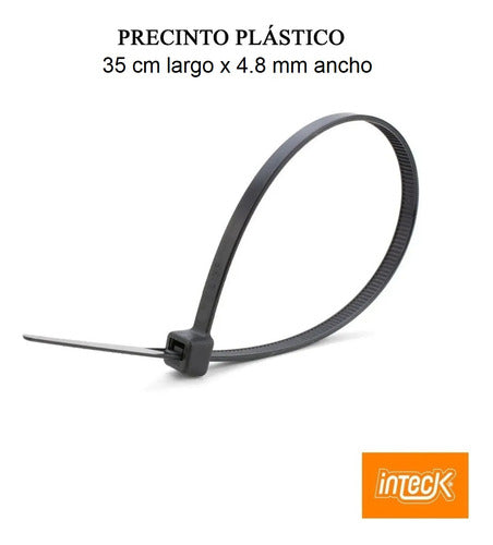 INTECK Plastic Cable Tie 35cm X 4.8mm - 100 Pieces 2