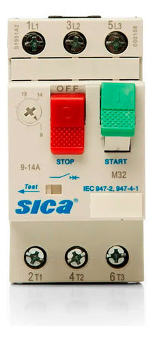 SICA Guardamotor Tripolar 9 A 14 Amp M32 0