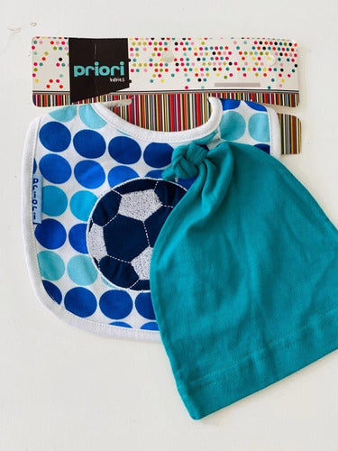 Priori Babies Bib with Hat 5