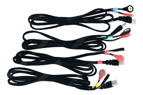 Pack Compex Snap Connection Cables Old Generation (4 Units) 0