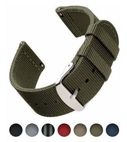 Archer Watch Straps Premium Nylon Quick Release Watch Bands 0