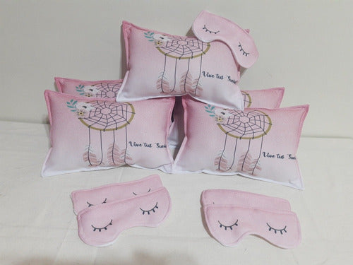 11-Piece Pajama Party Set - Pillow + Eye Mask - Lol Characters 6