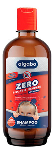 2 Algabo Kids Shampoo Zero Lice and Nits Daily Use - 3c 1