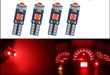 Usaled Led T5 Premium Car Lamps Red (x4 Units) 1