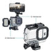 Carcasa Impermeable Para Gopro Hero 8 Black Mas Adaptadores 1