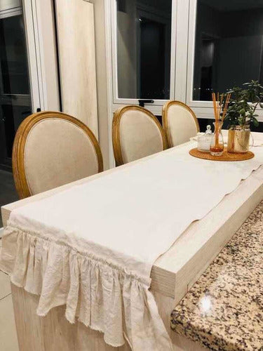 Innova Casa Table Runner with Frills 1.60 X 0.60 0