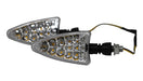 Luxled Juego De Faros Led Guiño Ambar Moto 12v 5w 3