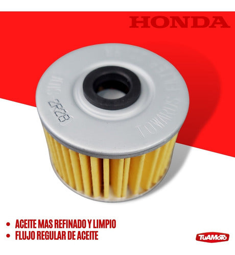 Honda Oil Filter for XR 250 Tornado, CB/CBX 250 Twister, NX4 Falcon 6