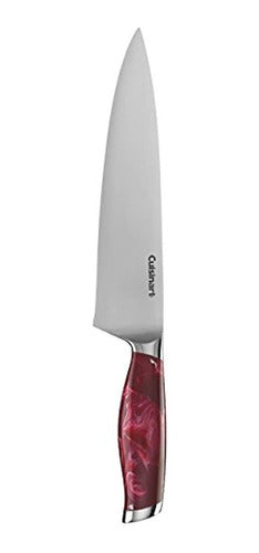 Cuisinart C77mb-8cfr Marbled Collection 8  Chef Knife, Red 0