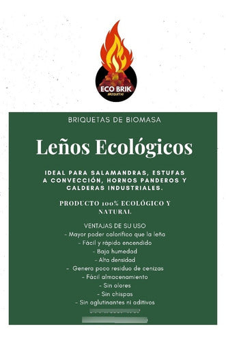 Briquetas De Biomasa Bolsa De Eco-brik  Leña Ecológica 7