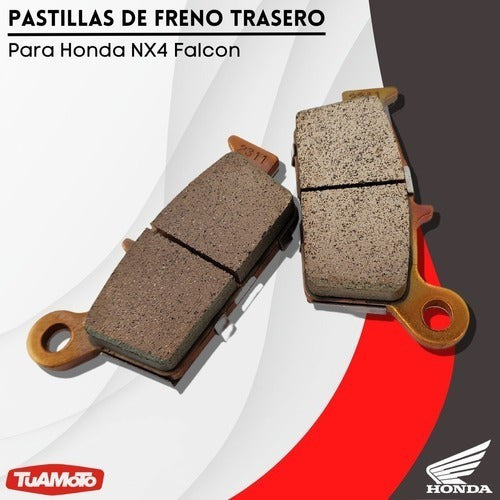 Honda Original Rear Brake Pads for NX4 Falcon 2