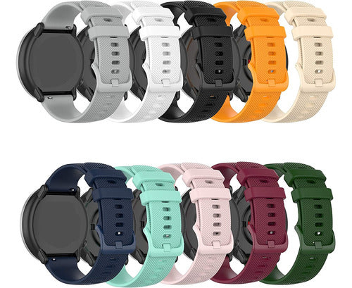 Replacement IBS Silicone Band for Garmin Forerunner 245/645/55 Venu Sq Vivomove 50