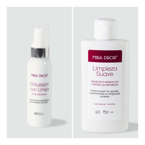 Mira Dror Moisturizing Cleanser Combo + Urea Emulsion 1