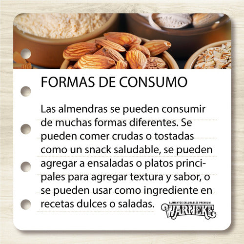 Natural Whole Almond 500g 3