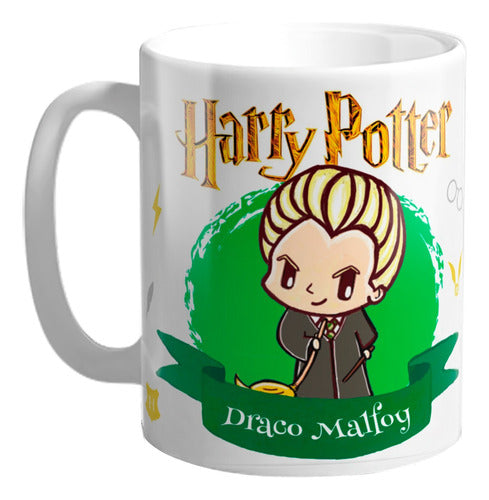 Animefan_ar Harry Potter Draco Chibis Plastic Mug 0