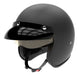 HAWK 721 Open Face Helmet + First Skin Sti Moto Gloves 14