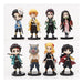 Demon Slayer Set Figuras Gashapones Muñeco Juguete Anime X8 0