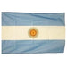 Argentinian Flag with Sun for Balcony 60x120cm with 2 Ropes 0