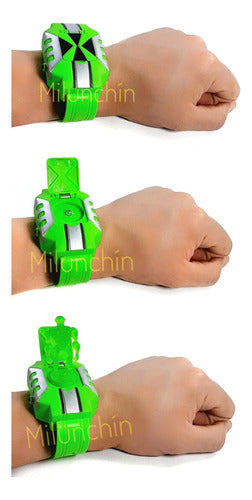 QuickShot Ben 10 Watch with Lights and Sound Effects Featuring 4 Characters 4