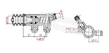 Komatsu Clutch Cylinder Forklift FD20-30 FG20-30 Replacement 1