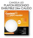 Candela Round LED Ceiling Panel 24W 2