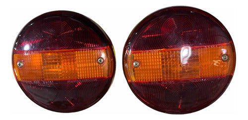 Baiml Jeep Wrangler Willys Ika Style Rear Light Set 0