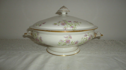 Fina Sopera Porcelana Parisina Limoges Antigua De 1900 Veala 0