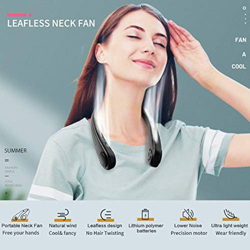 Hoizoxee Portable Neck Fan, Blade-less Personal Fan 1