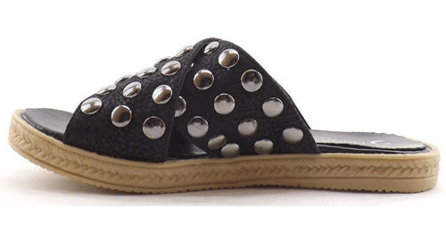 Sacha Shoes Women's Cross Strap Sandal Clogs with Studs 240 Czapa 6