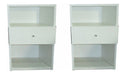 Muebleds Combo X 2 Light Tables with Drawer and Shelves 0