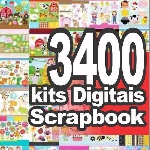3400 Scrapbook Kit + 120 Themes 0