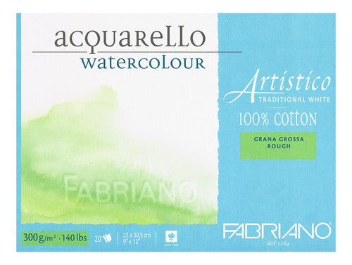 Bloco Fabriano Artistico Rough 300g/m2 35,5x51 15 Fls 0