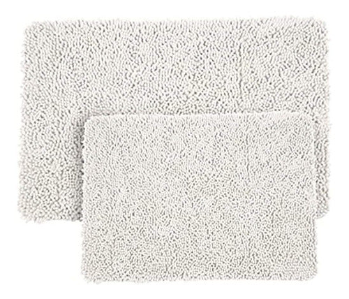 Bedford Home Memory Foam Bath Mat Set 0