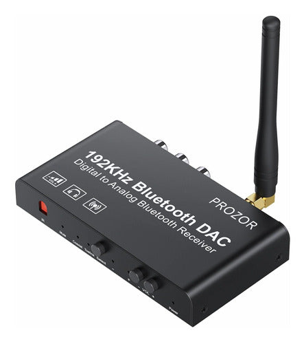 Prozor Digital to Analog Audio Converter DAC Toslink Bluetooth Coaxial RCA 0