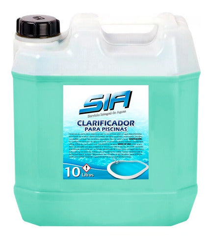 Sia Clarificador Decantador Para Pileta 10 Litros (12 Kilos) 0