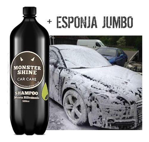 Monster Shampoo Ph Neutro De Alta Performance Limpia Al Maximo 500ml 0