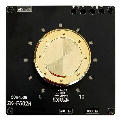 Placa Amplificadora De Potência Bluetooth Zk-f502h 5.1 50w 2 0