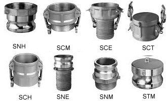 SB Argentina Quick Couplings Stainless Steel 316 STH 1/2 Camlock 2