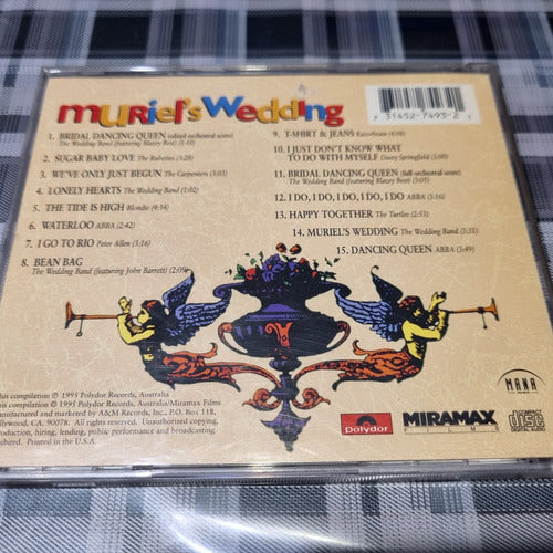 Muriel's Wedding - Banda Sonora. Cd Importado 3