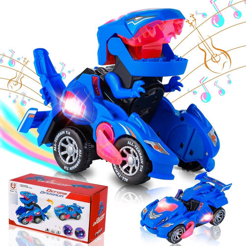 MoDuer Dinosaur Toys for Kids: Transforming Car Toy 0