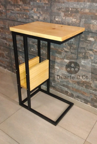 Duarte D.co Industrial Style Side Table Calandria 2