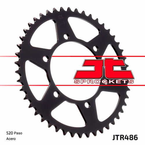 JT Transmission Sprocket GSX-R 600 750 11-16 520 Z45 Plan Fas 0