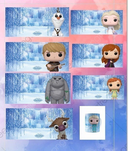 10 Plantillas Sublimacion Frozen Funko Infantil Tazas Disney 1