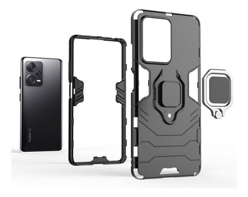 Xiaomi Armor Ring Anti-Shock Case for Redmi Note 12S 0