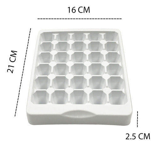 Forma De Gelo 30 Cubos Geladeira Electrolux Df34 Df35 Df36a 1