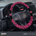 Car Steering Wheel Cover Animal Print Woman PVC + TPE 21