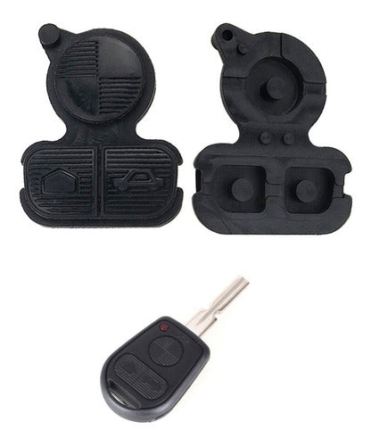 Car Key 3-Button Panel Compatible with BMW E31 E32 E34 E36 E38 E39 E46 0
